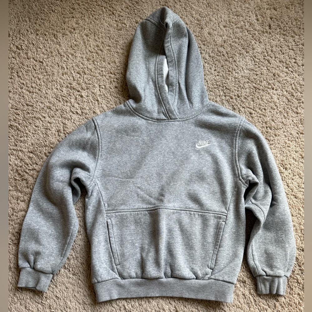 Nike Kids Heather Gray Hoodie